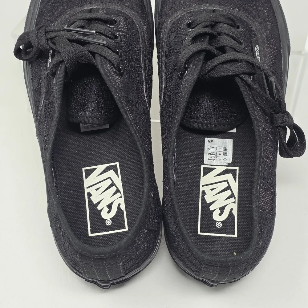 Vans Women's Chou Chou Black Lace Checker Limited Sneakers Shoes Size 7 New